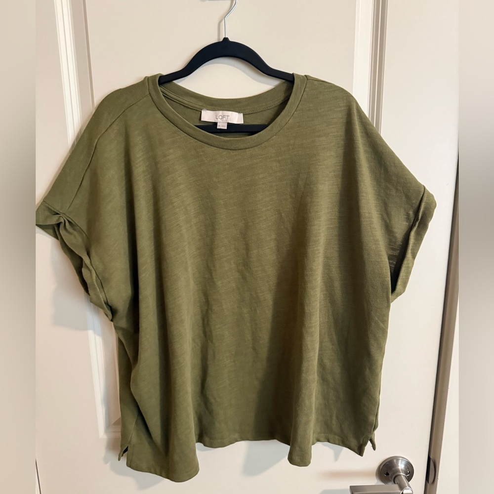 Loft Olive Green Women's Top